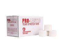 Cramer ProLastic - Nastro elastico per sport, facile da strappare, per lesioni sportive, nastro di supporto per piede e caviglia, vestibilità sicura e durata, colore bianco, 7,6 cm x 7,5 m, 16 rotoli