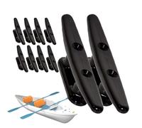 Crammenti di fissaggio per barche in nylon - Ganci per tacchetti da 4 pollici per marina e ponte | Accessori per barche, nascite in kayak, decorazione nautica, tacchetti per secco