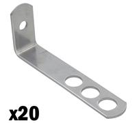 Crampo morsetto telaio estremità di sicurezza 100 mm, 150 mm o 200 mm...