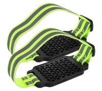 Crampon Antiscivolo per Scarpe, Silicone Chiodi Duri | Nailon e Ferro, Front Loop e Fascia Tallone Elastica, per Camminare e Caccia, Facile da Indossare