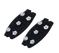 Cramponi da ghiaccio - 10 x 5 cm | Pinze da trekking antiscivolo con tacchetti per ghiaccio, copriscarpe invisibili in 2 pezzi per neve, inverno, camminate, alpinismo, arrampicata, corsa,