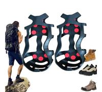 Cramponi per scarpe Ramponi E Tacchetti Da Neve Invernali | Antiscivolo Scarpe Per arrampicata, pesca su ghiaccio, campeggio, escursionismo, trekking, alpinismo, camminate