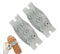 Crampons pour chaussures - Kit 2 pezzi invisibile e leggero per escursionismo, solette d'attaccatura da neve e ghiaccio, arrampicata, per donne, uomini, escursionismo, arrampicata, passeggiate e