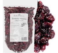 Cranberry Essiccate Intere Naturali Senza Conservanti 1 kg | Frutta Secca Dolce e Morbida per Snack e Dolci - KUCHNIA ZDROWIA