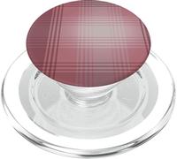 Cranberry Red Check Flannel Pattern Vintage Tartan Plaid PopSockets PopGrip per MagSafe