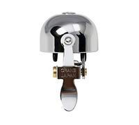 Crane All Chrome Plated Bell E-Ne Bicycle Bell, Made in Japan for Race Bikes or Mountain Bikes, Fits All Handle Bar Sizes & Type