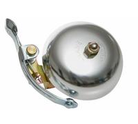 Crane Bell Co Suzu Campanello Bicicletta - Argento Opaco, Retro Look, Ø 55mm