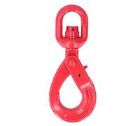 Crane Hook G80 Acciaio forgiato Self -blocco Sicurezza Ruota a rotazione del gancio di sollevamento per le navi Automobili Edilizia e uso industriale (3.15t)