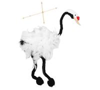 Crane String Marionette - Figura artigianale in legno, controllo 'equilibrio di precisione, prestazioni delle corde Heritage, movimento aviario | Per attività di apprendimento di comunicazione