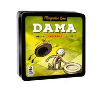 Cranio Creations - Magnetic Line, Dama | Un Grande Classico In Versione Tascabile - 2 Giocatori - 10 Min - Gioco per Famiglie - Età 6+ - Edizione in Lingua Italiana