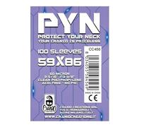 Cranio Creations - Bustine protettive per carte da gioco PYN 59x86 - Confezione da 100