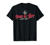 Cranio da Cowboy in Stile Meridionale di Good Ol Boy s Maglietta