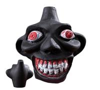 Cranio del fischio della morte, fischietto - Fischietto a forma di demone - Il fischietto della morte più rumoroso giocattolo antistress con un suono unico per l'applicazione