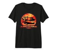 Cranio fossile di Dinosauro Albertosaurus Maglietta Premium