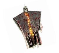 Cranio robusto della casa con effetto bagliore automatico per Halloween all'aperto esposizione interna teschio di Halloween