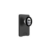 Cranio scheletro che copre la bocca non parla male teschio PopSockets PopWallet per MagSafe
