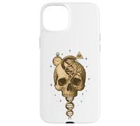 Cranio Serpente DNA Albero Orologio Occhio Simbolico Arte Custodia per iPhone 15 Plus