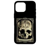 Cranio Sic Transito Gloria Mundi Latino Transience Christian Custodia per iPhone 16 Pro Max