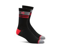 Crank Brothers Icona MTB Calzini Unisex-Adulto Taglia unica Nero/Rosso/Grigio