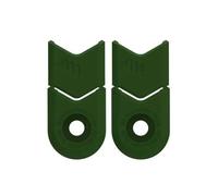 All mountain style crank defender crank protector green