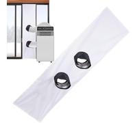 Crank Out Window Ac Vent Kit - Universal Soft Adjustable Windproof Cloth