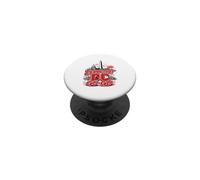 Crank That Go-Go Washington DC Music Vintage Rosso Blu PopSockets PopGrip Adesivo