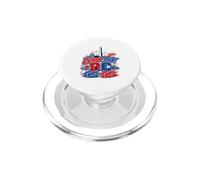 Crank That Go-Go Washington DC Music Vintage Rosso Blu PopSockets PopGrip per MagSafe