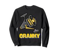 Crankbait Fishing Lure - Cranky Fisherman Tee Felpa