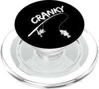 Crankbait Fishing Lure - Cranky Fisherman Tee PopSockets PopGrip per MagSafe
