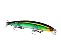Crankbait Fishing Lures - Esca da pesca rigida, realistica, resistente agli urti, a lento affondamento, per acqua salata, fiumi, laghi, barriere di valle, mare