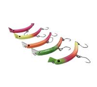 Crankbait per Traina a Lento Affondamento - 5 Pezzi a Forma di per al Bass,Per in Acqua - Per tori Laghi Fiumi Mare Acque Dolci e Salate
