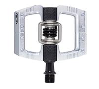 Crankbrothers Mallet DH - Pedali per mountain bike, edizione argentata, per MTB DH Downhill Optimized Platform - Coppia di pedali per bicicletta e mountain bike (tacchetti inclusi)