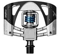 Pedali crankbrother mallet 3 nero argento blu