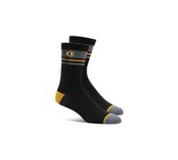 Crank Brothers EU 38-42 - Calzini unisex per mountain bike, colore: nero/oro/grigio S/M, multicolore