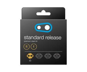 Crankbrothers Kit di tacchette a sgancio standard 15° 6° oro
