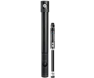 Crankbrothers Klic - Mini pompa HV con calibro, colore: Nero
