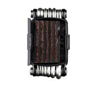 Crankbrothers M13 Chiave Multiuso Nera Opaca con Kit Riparazione Pneumatici