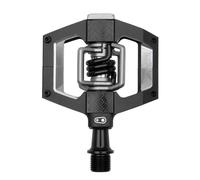 Crankbrothers Mallet Trail Mountain Bike Pedals - Black/Black Spring - MTB Enduro XC Trail Optimized Platform - Clip-in System Pair of Bicyc