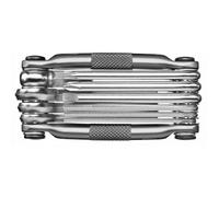 Crankbrothers Multi Tool M 10 Bike Tool - MTB Multi-Tool Nickel - 10 attrezzi per bicicletta (10 in 1) ergonomici e leggeri
