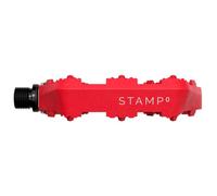 Crankbrothers - Stamp 0 Plattform-Pedal - Pedali a piattaforma L rosso