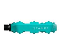 Crankbrothers Stamp 0 Large Pedals Verde Turquoise