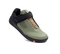 Crankbrothers Stamp Speed Lace, Scarpe da Ciclismo Uomo, Verde Nero Arancione, 45 EU