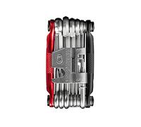 Crankbrothers - Strumento multiplo da 19 utensili, colore Nero/Rosso