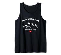 Crans-Montana Alpi Svizzere Sci Alpino Svizzera Sci Canotta