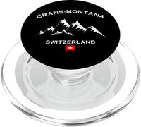 Crans-Montana Alpi Svizzere Sci alpino Svizzera Sci PopSockets PopGrip per MagSafe