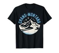 Crans-Montana - Sci da Montagna Invernale Maglietta