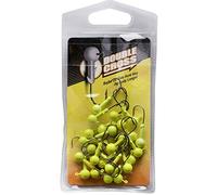 Crappie Magnet Double Cross 25-Pack Jig, 11068, Chartreuse, 1/8 Ounce