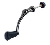 Crapyt Grigio Scuro Metallo Pesca Spinning Manovella Maniglia Ruota Afferrare Mulinello Maniglia Manopola di Ricambio Manopola Rotativa Maniglia di Alimentazione Braccio Grip Parte 1 PZ