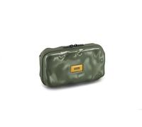 CRASH BAGGAGE Mini Icon | Borsa a Mano Unisex Design Unico Ammaccato Borsa a Spalla Custodia rigida con Tracolla Removibile e Regolabile Maniglia con Gancio Finitura Lucida Colore Hunter Green