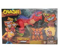 Crash Bandicoot Bandai Dino Dash Diorama Play Set Includes 2 6cm Crash And Coc